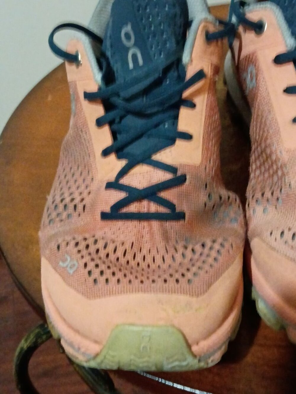 On Running Cloudsurfer Women's Running Shoes Coral Navy US Size 9 - Picture 8 of 14